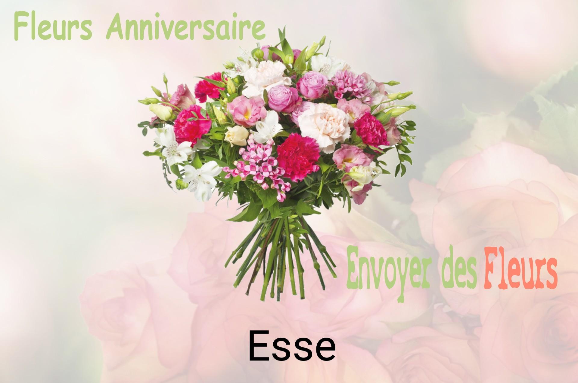 Bouquet de fleurs d’anniversaire livré à Esse